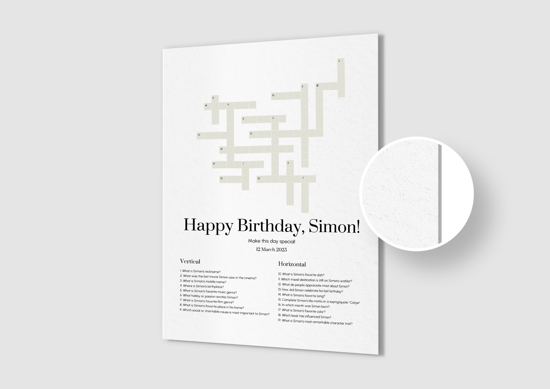 Image poster premium paper matt